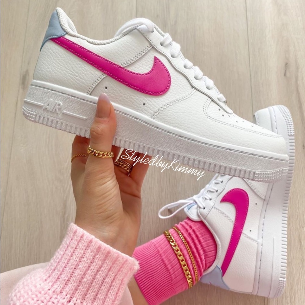 🌸 NIKE Women Air Force 1 AF1 Sneakers Shoes - Picture 14 of 14